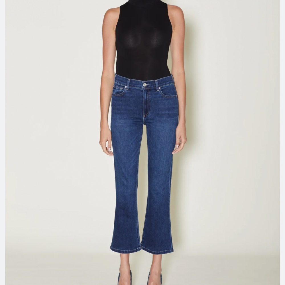 NWOT Le Jean Bella Crop Flare Jeans